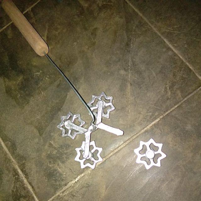 Paket Campur Cetakan Kue Kembang Goyang Gandeng 4cm