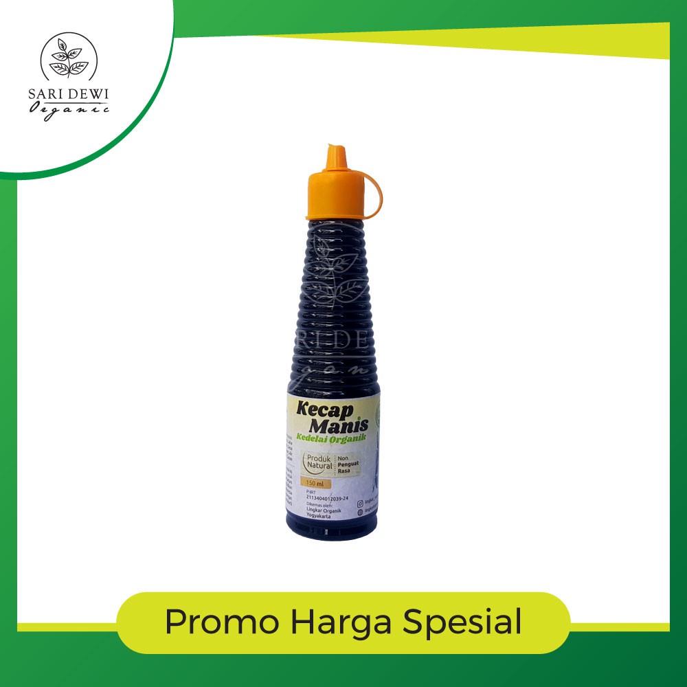 

LINGKAR ORGANIK - KECAP MANIS 150ML - ORGANIK - NON GMO - NON MSG