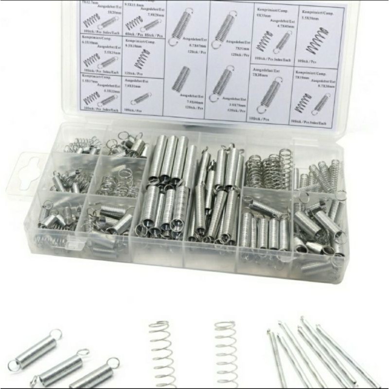 Per Pegas Spring Ekstensi Dan Kompresi 204 pcs