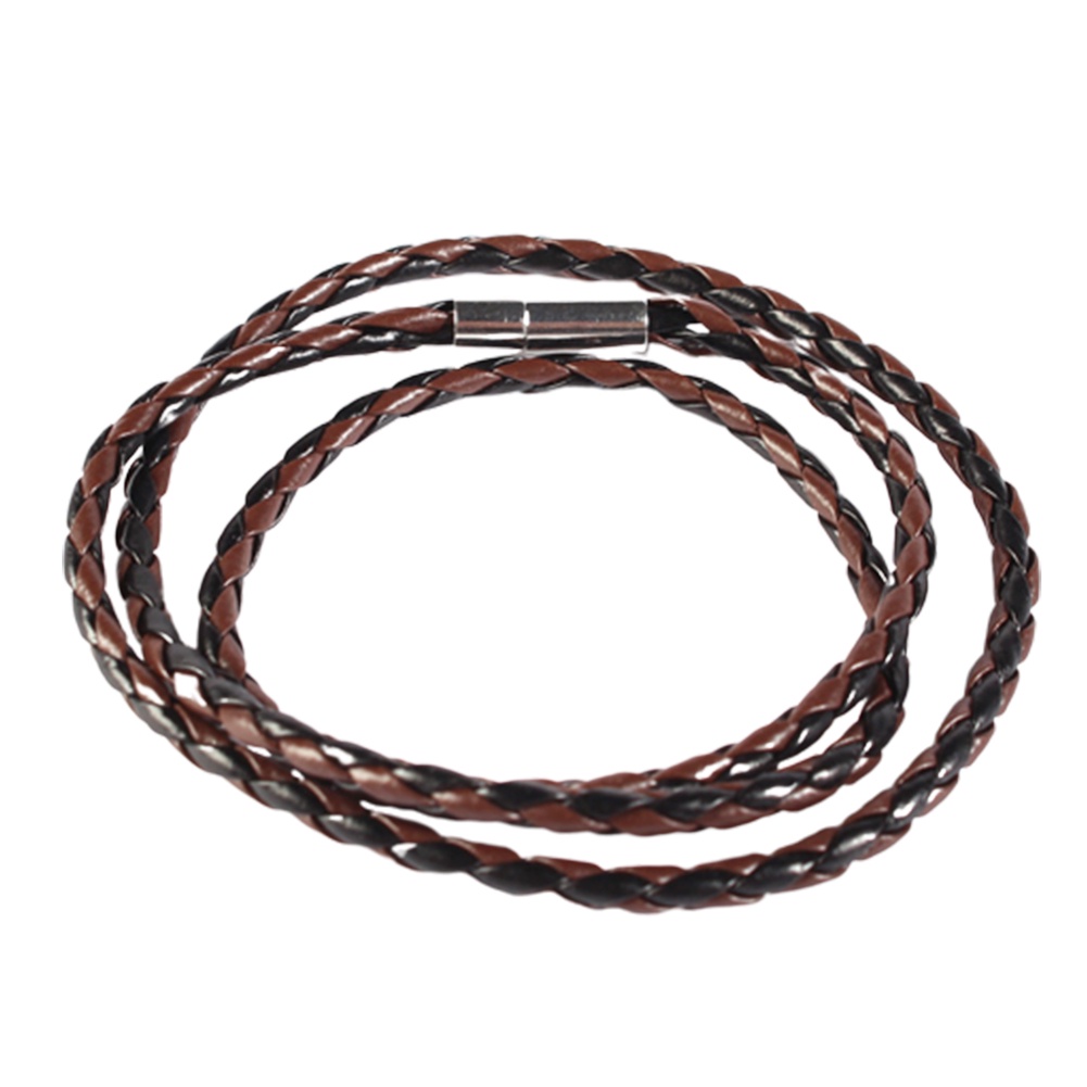 Hu Hu Hu Hu Hu Alat Bantu Pasang Kacamata♡ Gelang Tali Kulit Kepang Dengan Gesper Magnetik Untuk Unisex