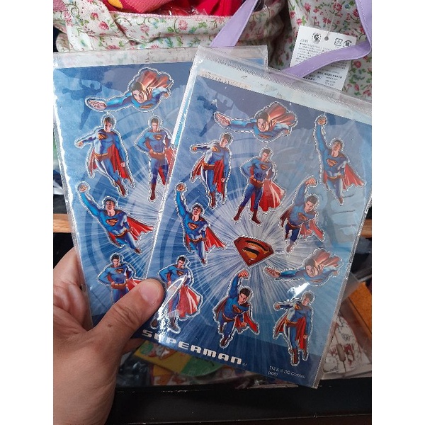

2 sticker superman