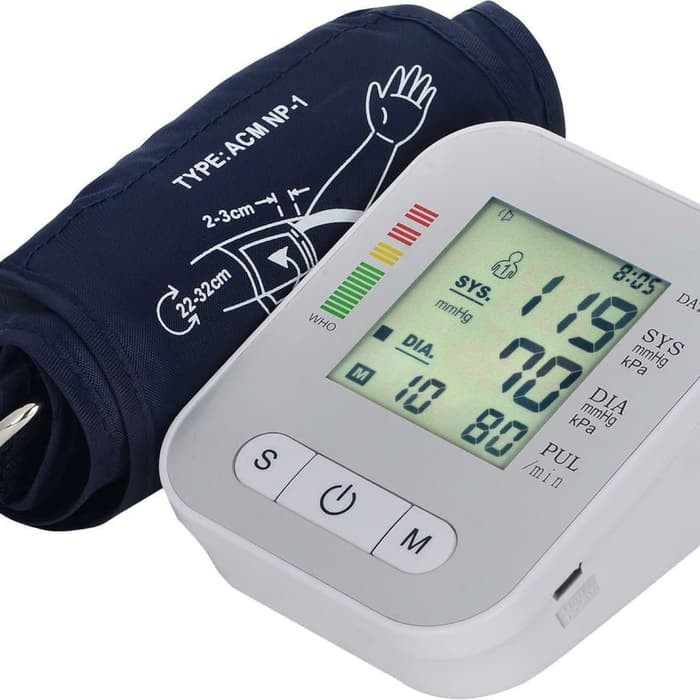 alat tensi darah/alat cek tekanan darah lengan/blood pressure monitor