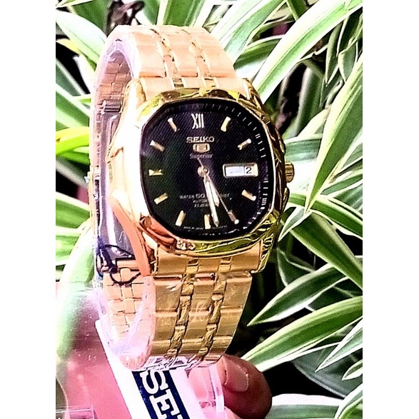 Jam Tangan  Pria Otomatis Terbaru Asli Tanpa Batrai | Jam Tangan Seiko Gold Clasic