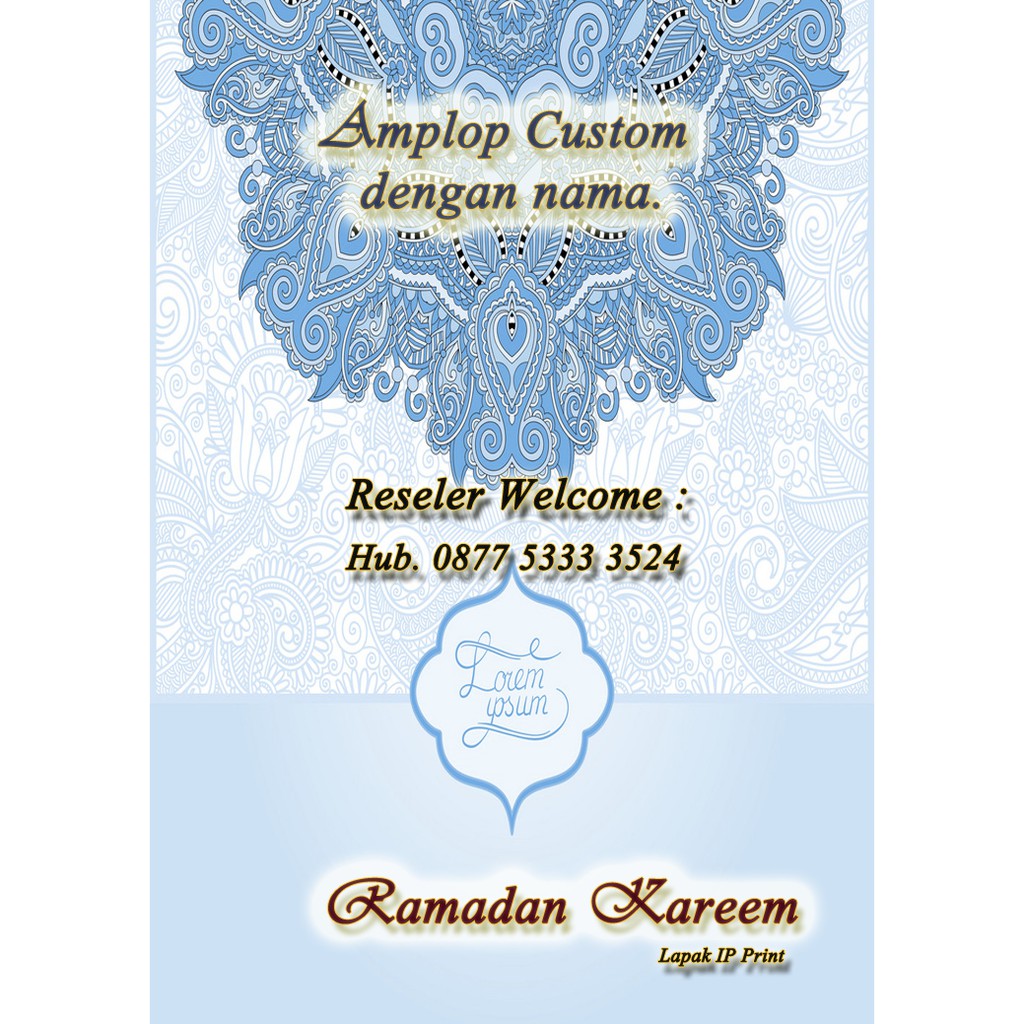 

Jasa Cetak Amplop Lebaran