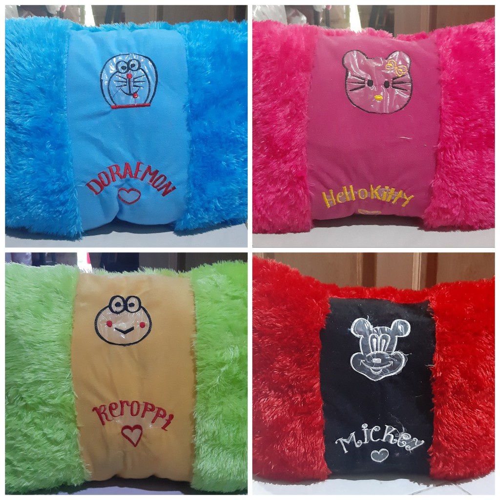 BANTAL BULU RASFUR PERSEGI KARAKTER