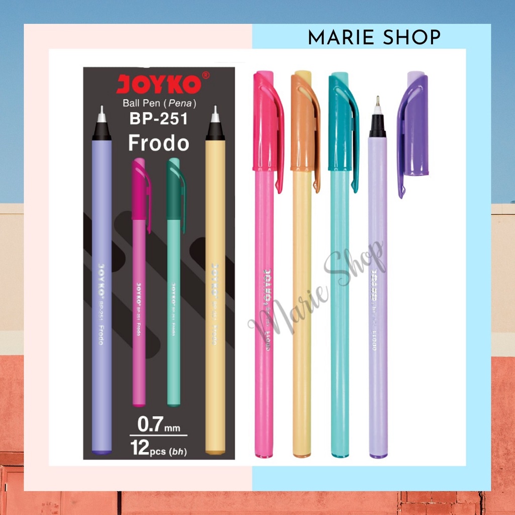 

BALL PEN PULPEN PENA JOYKO BP-251 FRODO 0.7 mm - BOLPOINT PULPEN PEN PERLENGKAPAN KANTOR DAN SEKOLAH