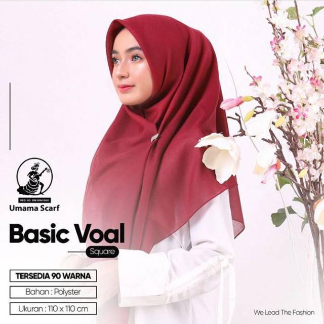 Hijab Segiempat Basic Voal ORI Umama Scarf
