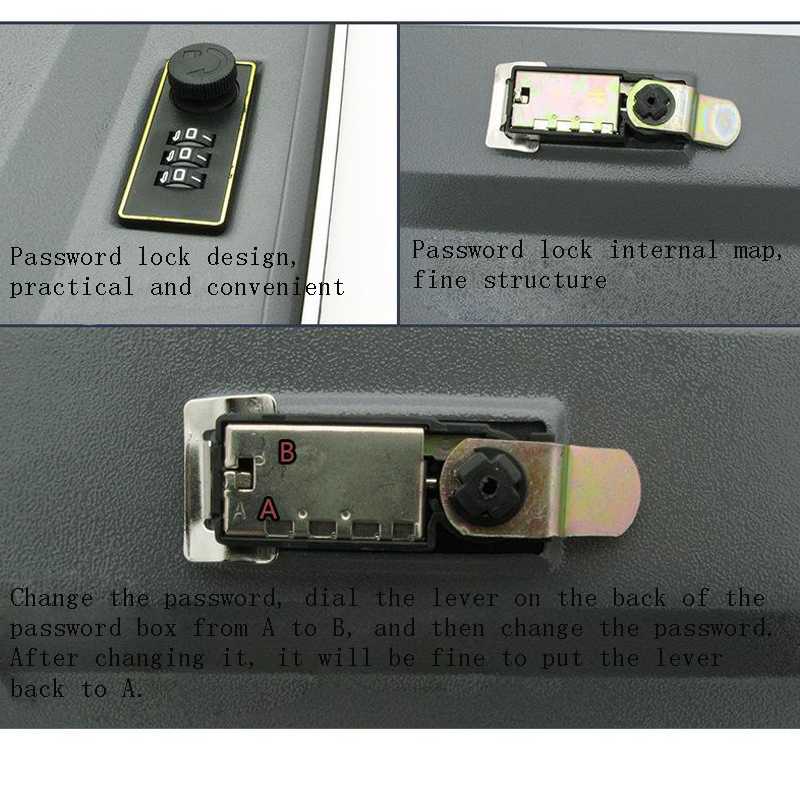 Safety Box Book Hidden Storage / Kotak Simpan Rahasia Bentuk Buku Kunci dan Number Lock