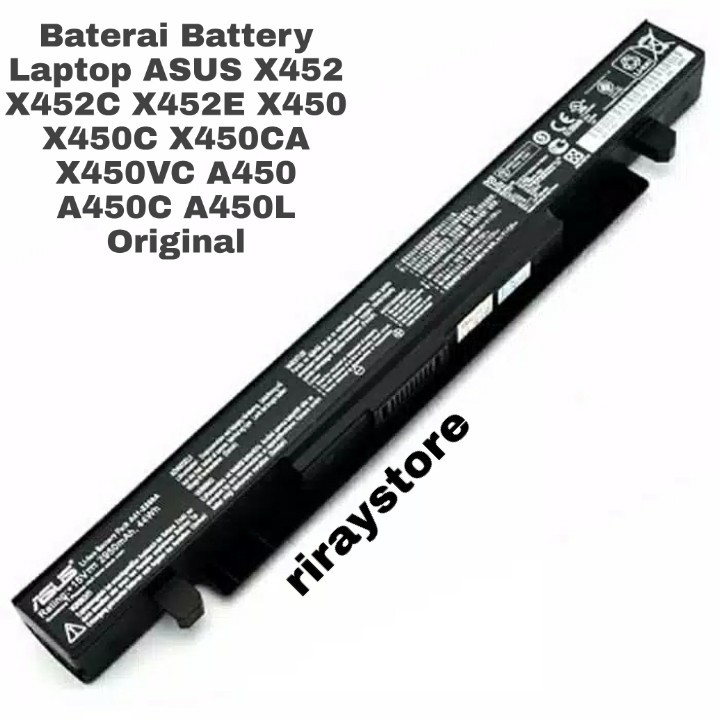 Baterai Batere Laptop ASUS A450L A550C A450AX450 X450C X450CA X450CP X450V X452C ORI