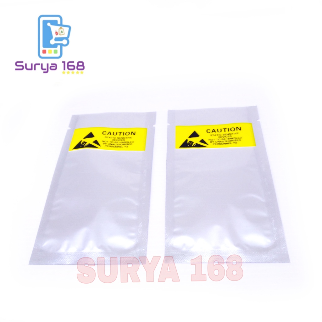 PLASTIK PLASTIC PACKING ALUMUNIUM SPAREPART HANDPHONE 6 X 11,5 CM