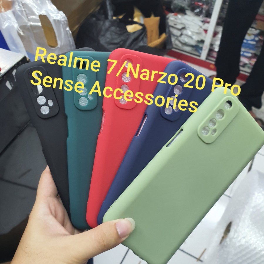 REALME 7 7i C17 7 PRO Soft Case Candy Proctector Camera Silicon Warna Premium