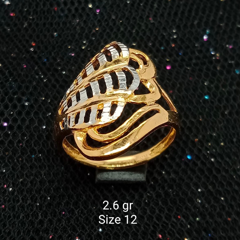 NEW Cincin Emas 17 K - 2.6 gr Kadar 750 - 2209