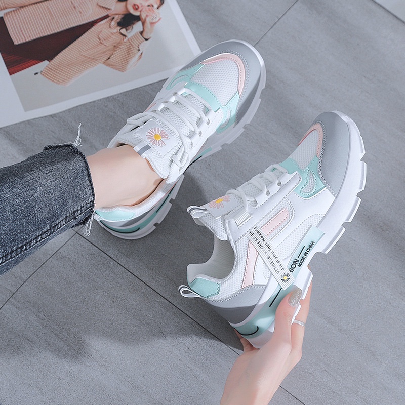 Sneakers Perempuan Korea Style Sepatu Olahraga Wanita import Sneaker Lari Cewek Cantik Murah SP-162