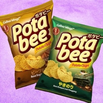 

POTA BEE Potato Chips 68gr gram Rasa Barbeque BBQ / Ayam Bakar / Rumput Laut Seaweed Snack Keripik Chiki Ciki Original Makanan Ringan Camilan Cemilan Keluarga Kering Jajan Jajanan Anak Instan Siap Saji Kemasan Bahan Dapur Shoppa Corner Malang Jawa Timur