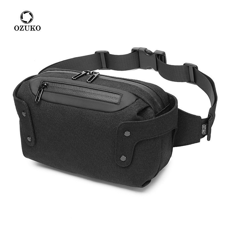 OZUKO 9360 Tas Selempang Pria Anti Air Waistbag Pria By Japan Design WATCHKITE WKOS