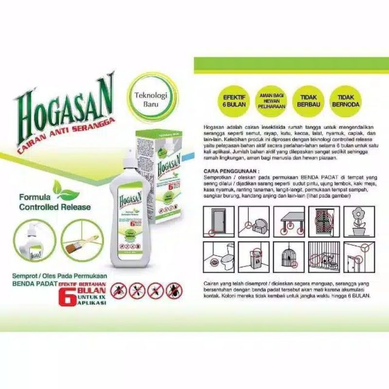 homimart I HOGASAN Hogasan Cairan Anti Serangga 200ml (KEMASAN BARU)