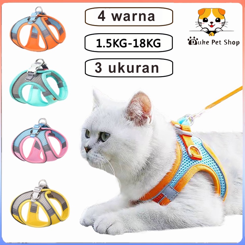 TALI KUCING HARNESS ANJING KUCING TALI TUNTUN KUCING TALI KUCING HARNESS KUCING ROMPI BAJU KUCING CAT LEASH DOG LEASHView Product Analysis