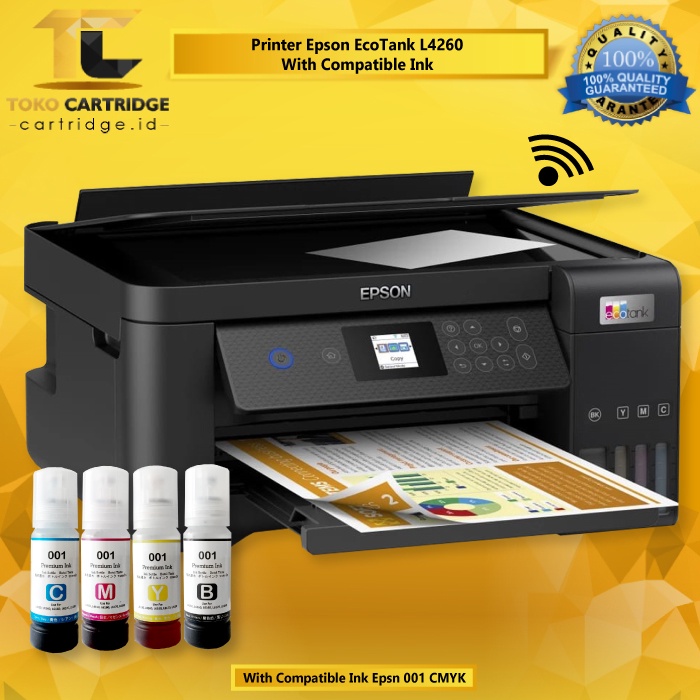 Printer Epson EcoTank L4260 L 4260 l4260 A4 Wi-Fi Duplex All in One Ink Tank