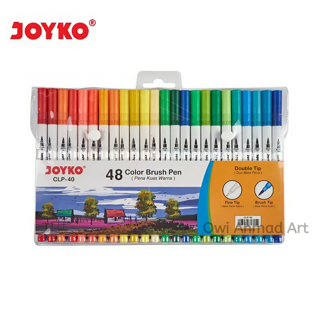 

Joyko Brush Pen CLP-40 - Pena Kuas Joyko 48 Warna