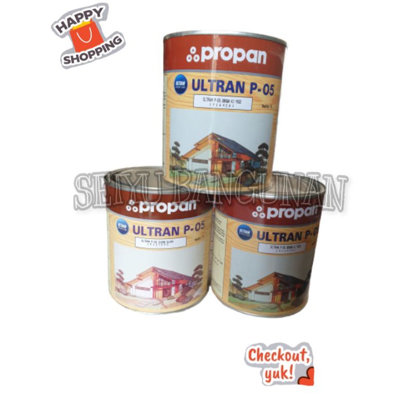 PROPAN CAT KAYU POLITUR PLITUR ULTRAN P-05 VERNISH CLEAR GLOSS