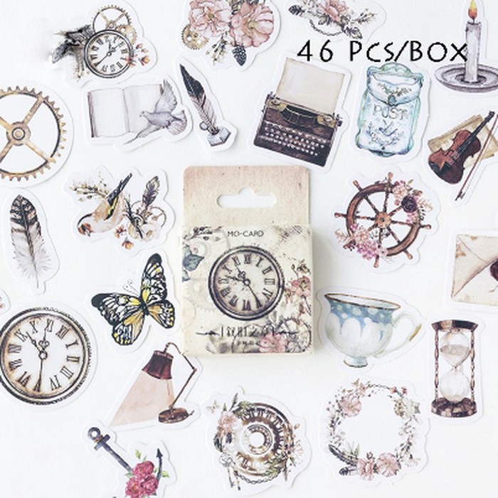 Label Sticker - Antique Deco (46pcs)