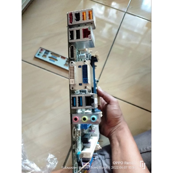 Paket motherboard h61 + intel core i5 2400 usb 3 double lan