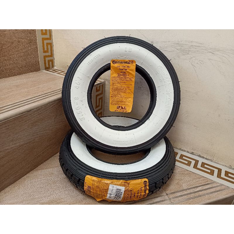 ban continental whitewall ring 8 3.50 vespa super vbb vnb ps oroginal