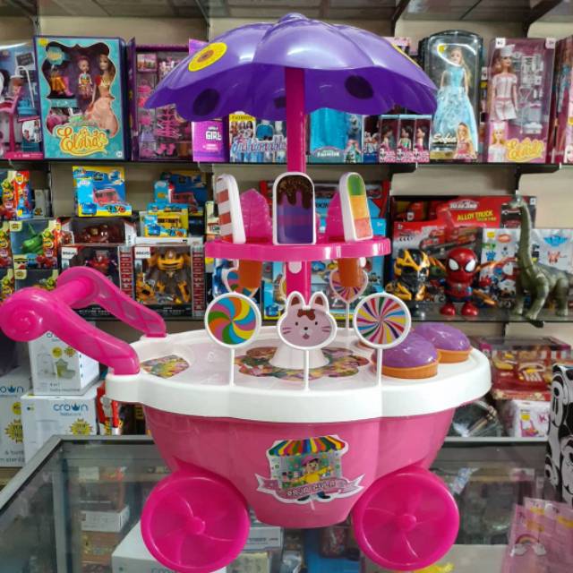 Mainan GEROBAK  ES  KRIM  Ice Cream Cart Shopee Indonesia