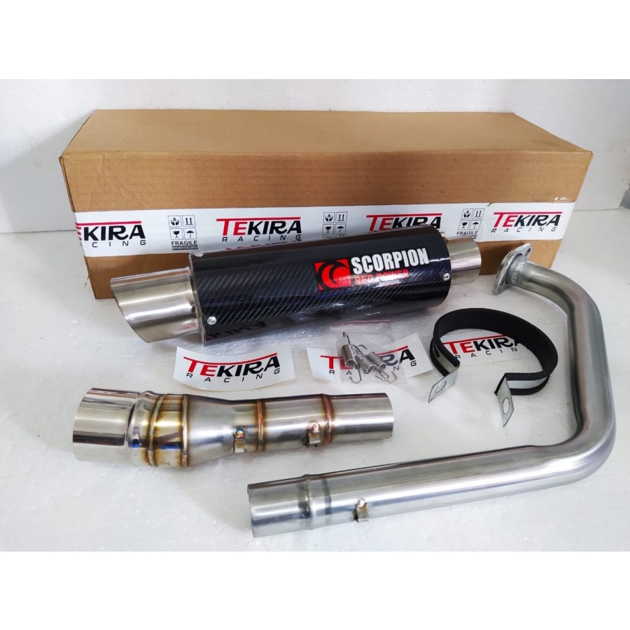 Knalpot Kolong Underbelly New R15M R15 Vva V4 V3 V2 Old Scorpion GP - R15M V4 BERKUALITAS
