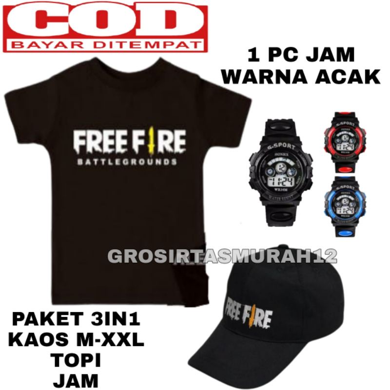 Kaos Freefire Anak Evos Baju FF Evos Anak Baju anak Termurah