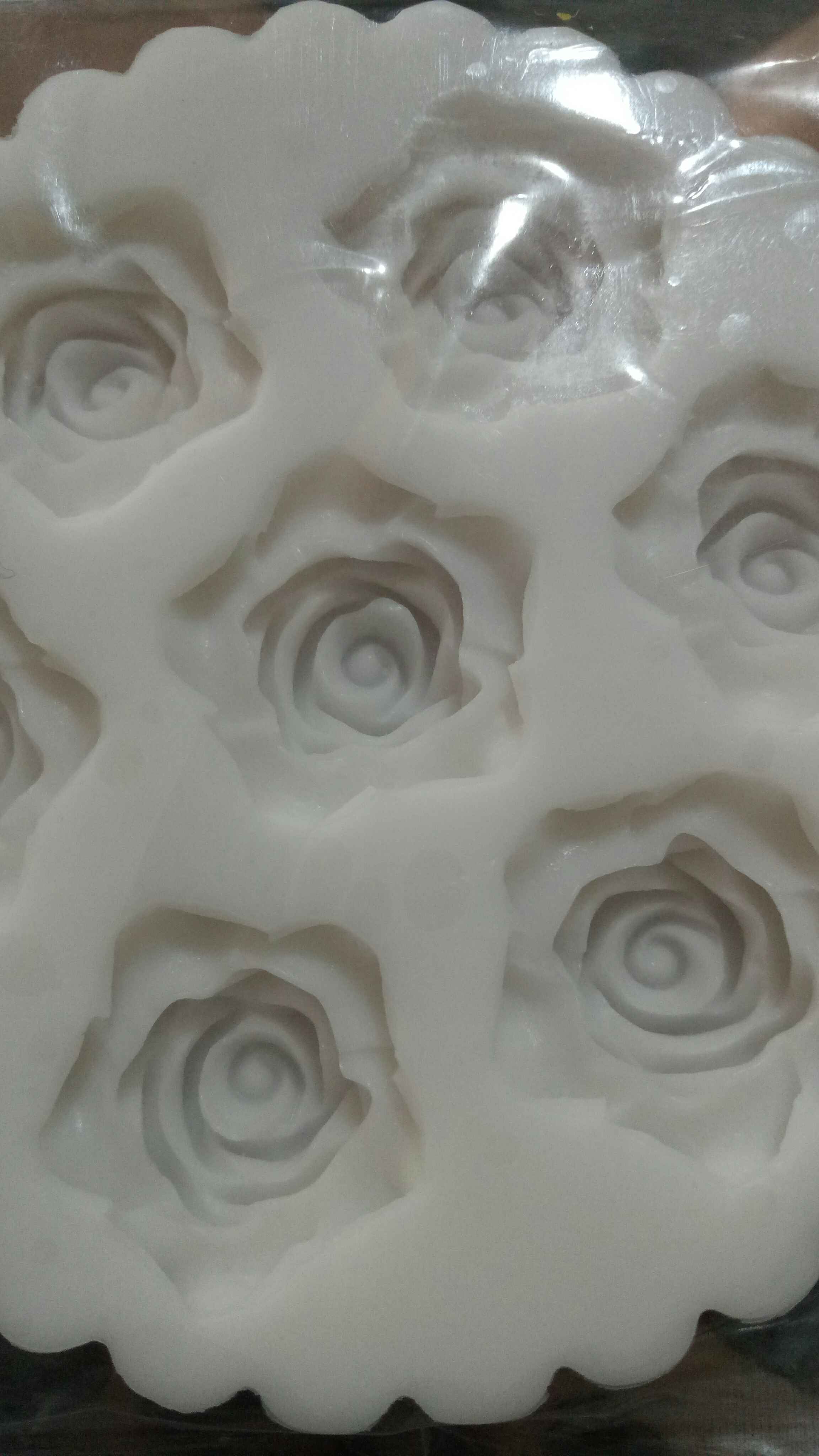 Cetakan Silikon / Silicone Mold Bunga Rose R1