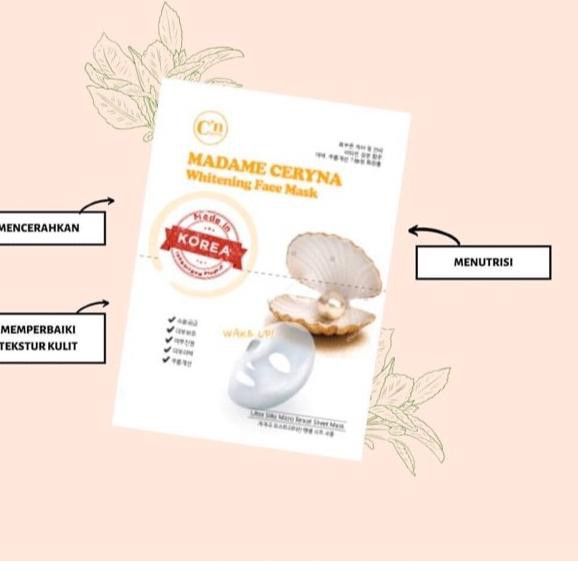 (Bisa COD) Madame Ceryna (C’n) | Whitening - Face Mask ,