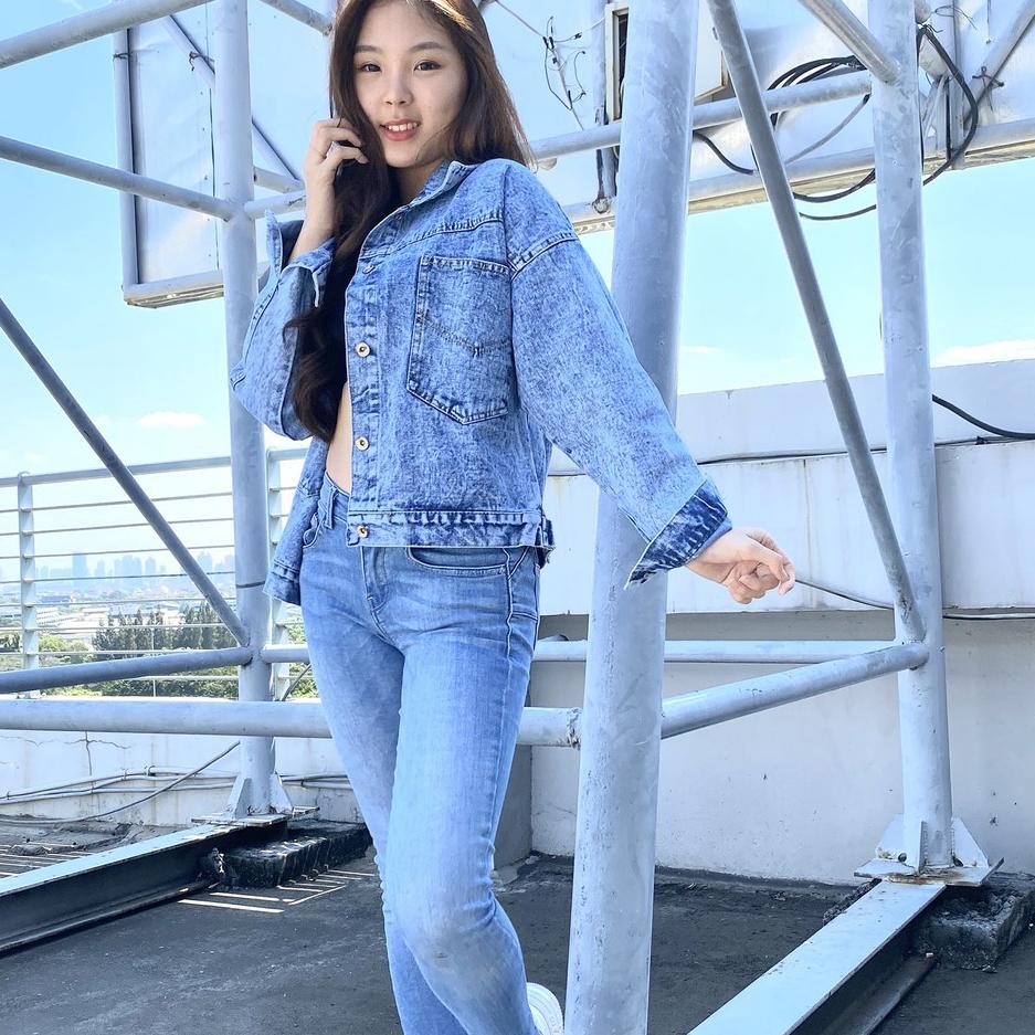 ⚠️[Get Now]✔️ - AMR ORIGINAL - HYPE OVERSIZE JEANS JACKET VOL 14 - JAKET IMPORT - JAKET JEANS WANITA