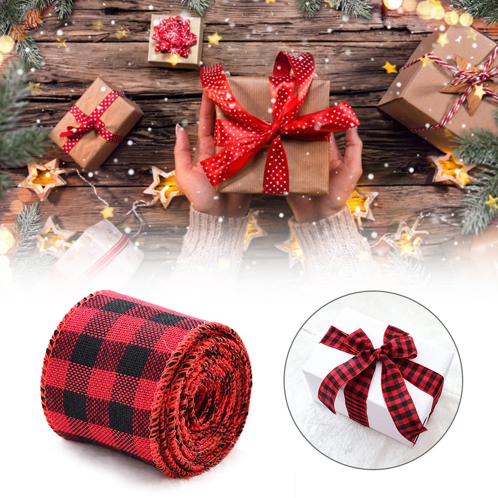 Sanmubo id Pita Kain Motif Natal untuk Dekorasi Rumah Sanmubo id Pita Kain Motif Natal untuk Dekorasi Rumah
