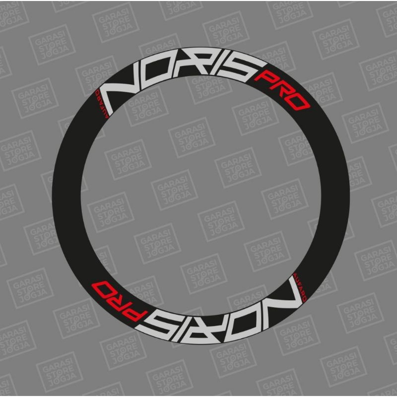 Decal Stiker Rims Noris Pro