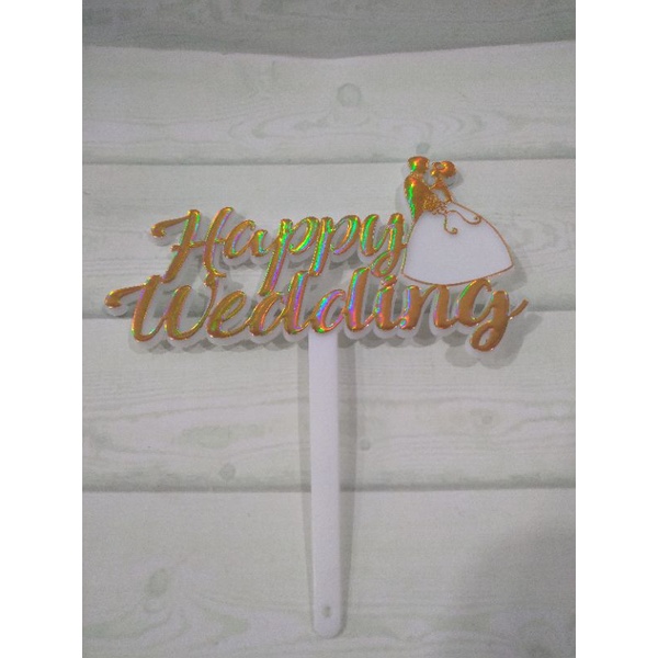 

TOPPER HAPPY WEDDING