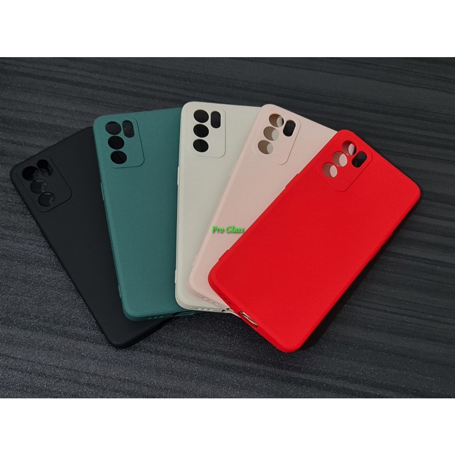 C119 OPPO Reno 6 5G Matte Silicone Case + Lens Protection