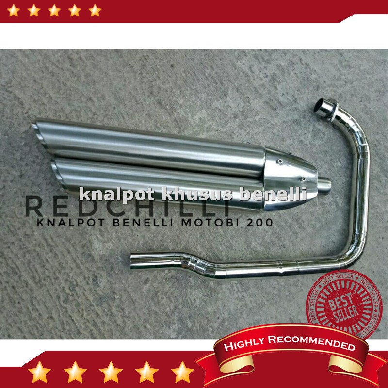 Harga Knalpot Benelli Motobi 200 Efi - Knalpot Benelli Motobi 200 Evo Titan