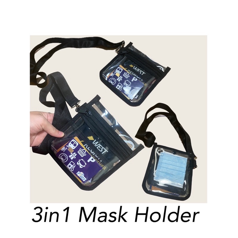 Fawn’G Handmade - 3in1 Mask Holder / Dompet Masker 3 Slot Multifungsi