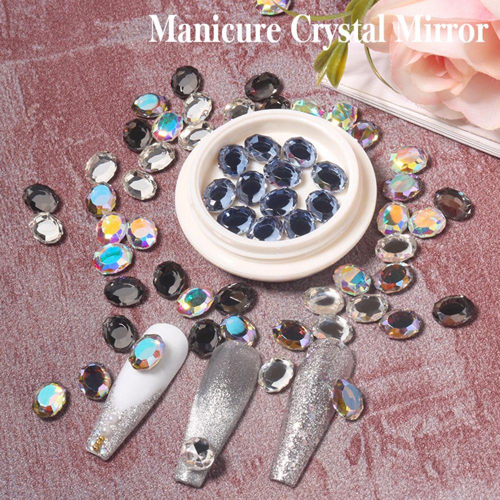 Mxbeauty 3D Nail Art Dekorasi Pesona Shiny Symphony Diamond Permata Perhiasan Kuku DIY