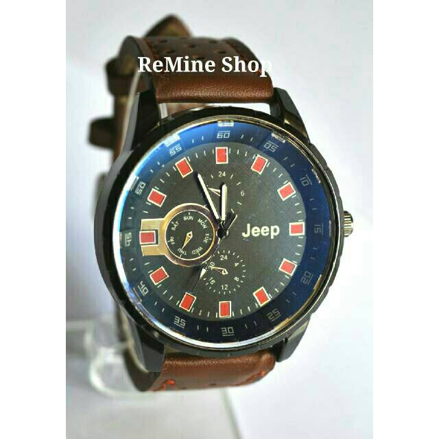 Jam Tangan Jeep Kulit