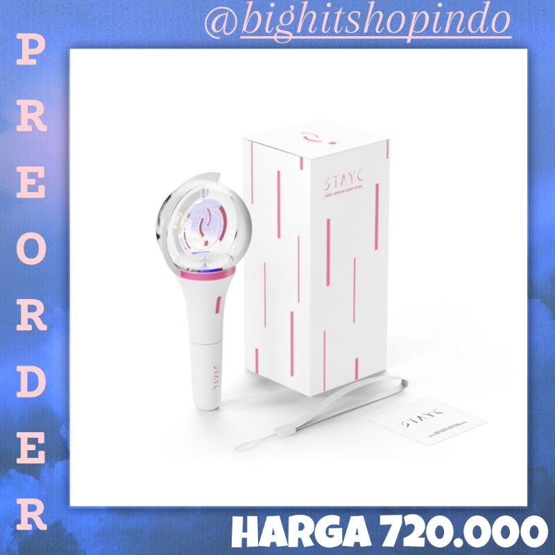 [PO] STAYC - OFFICIAL LIGHT STICK +  PHOTOCARD 1SET // LIGHTSTICK STAYC  // ALBUM STAYC