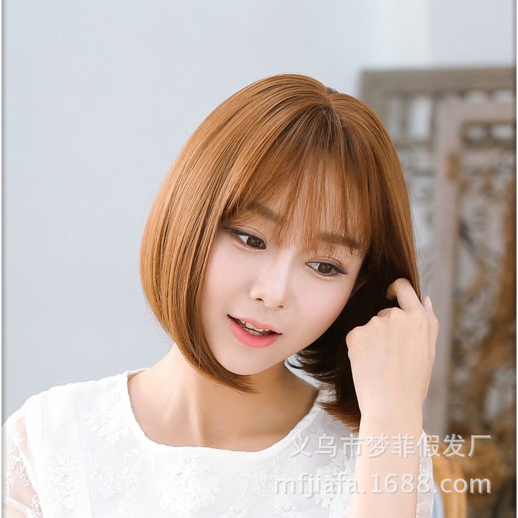 Wig Rambut Dewasa Full Lace Aksesoris Rambut Palsu Perempuan Hair Extension High Quality F697