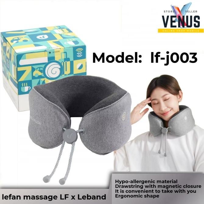 LF Lefan Neck pillow u-shaped Massage - Bantal traveling Pillow