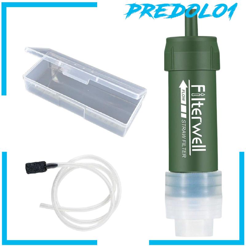 Water Filter Straw Camping Survival Purifier Drinking Travel Emergency Kits