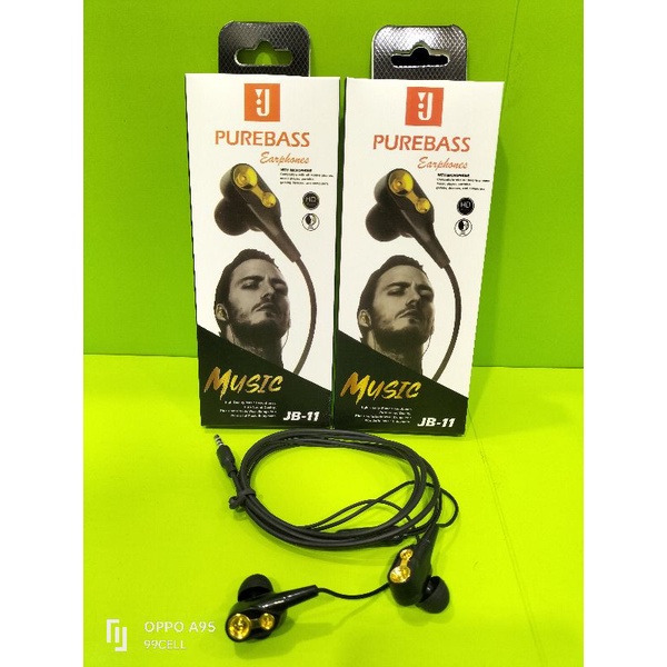 Handset handsfree earphone JB-11 Purebass