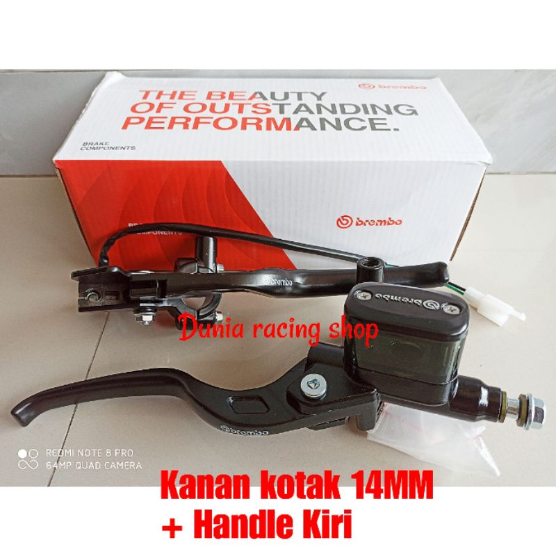 Master rem Kanan Kotak E3 14MM sama Handle Kiri cable Kiri Kopling