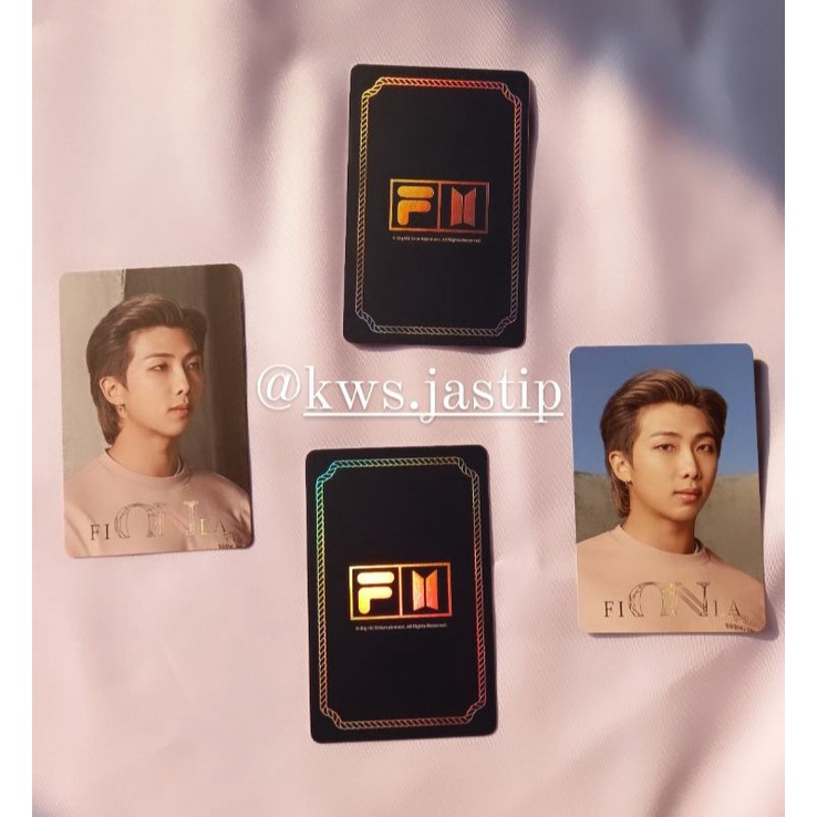 PHOTOCARD BTS RM x FILA NOW ON
