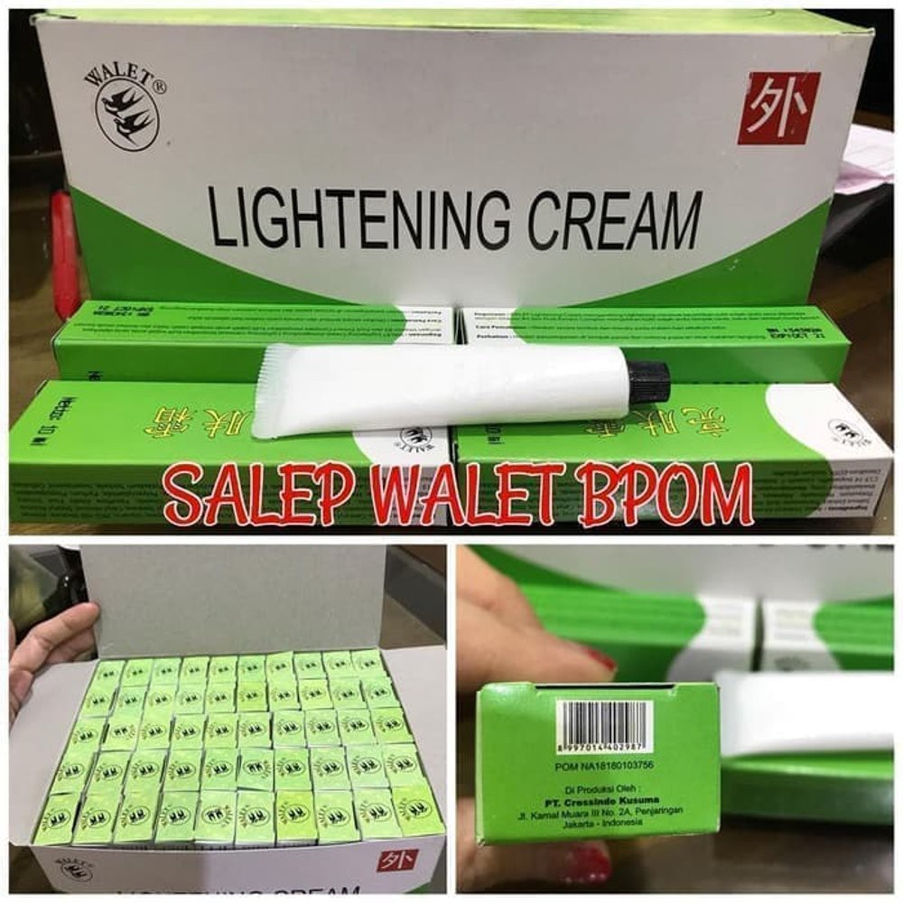 NEW Obat Krim Salep Walet Lightening Cream untuk Kulit Gatal Iritasi Kemerahan BPOM Original Asli M