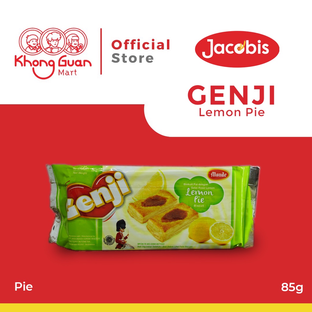 

MONDE Genji Lemon Pie Mini Pack 85 Gram